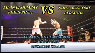 FIGHT NIGHT CHAMPIONS BERMUDA                ALVIN LAGUMBAY VS NIKKI BASCOME