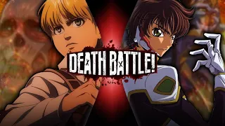 Armin VS Suzaku (Attack On Titan VS Code Geass) Fan Made Death Battle Trailer