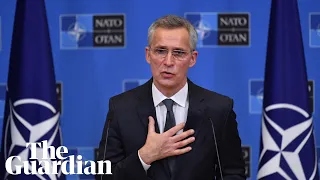Stoltenberg holds press conference following Nato leaders virtual summit – watch live