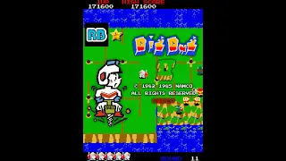 1985 [60fps] Dig Dug II 1000000pts