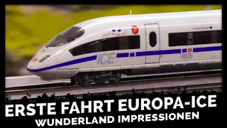 Premiere train ride of the Europa-ICE in Wunderland | Miniatur Wunderland