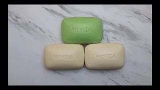 ASMR NIVEA GREEN & WHITE DRY SOAP CUTTING | SATISFYING SOUNDS  Episoap 301