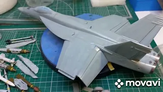 F/A-18E Super Hornet. Hobby Boss 1-48.