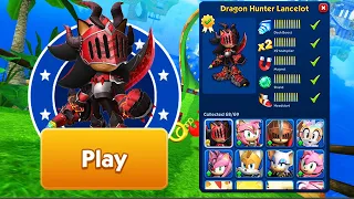 Sonic Dash - Dragon Hunter Lancelot Unlocked - Gameplay (Fully Upgraded)