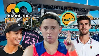 OSTAPENKO FASHION. PLAYERS CONTRACTS. KHACHANOV, PUTINTSEVA. MIAMI OPEN PART 2