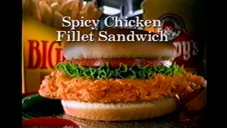 Wendy's / Hardee's Spicy Chicken Fillet Sandwich Commercial from 2002