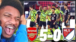 American Reacts To Arsenal EMBARASSING The MLS All-Stars 5-0 😭