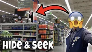 HIDE AND SEEK IN WALMART VS EMPLOYEES! (HILARIOUS)