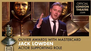 Jack Lowden wins Best Actor in a Supporting Role | Olivier Awards 2014 with Mastercard