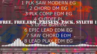 FREE PRESETS EDM SYLENTH 1 2023, CUTE PRESETS FOR THE GENRE YOU LIKE (NIGHTCORE PRESETS SYLENTH 1)