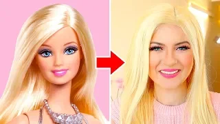 BARBIE MAKEUP CHALLENGE!