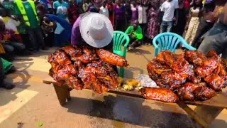 Ozele Champion defeats OJOK CHARLES of ANAKA in eating competition