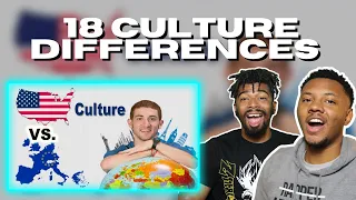 AMERICANS React To 18 Cultural Differences Between the USA and EUROPE