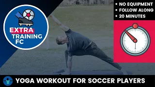 20 MINUTE YOGA FOR SOCCER PLAYERS ⚽️ | FOLLOW ALONG ⏱️