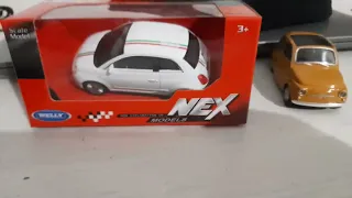 unboxing fiat 500 (nuova) in scala 1/43 della welly