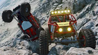 We Tried The HARDEST Rock Crawling Challenge In BeamNG....