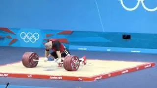 London 2012 Men 105 kg Bartlomiej Bonk 225 kg clean and jerk