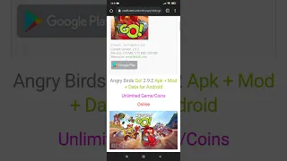 CARA DONWLOAD GAME ANGRY BIRDS GO! Di Android Gratis Dan Mudah!!