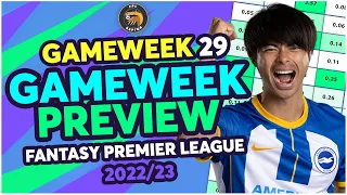 FPL DOUBLE GAMEWEEK 29 TIPS AND ADVICE | FREE HIT DRAFT | Fantasy Premier League Tips 2022/23