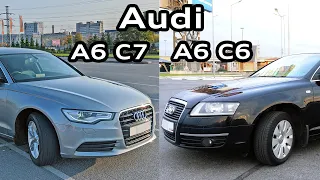 Audi A6 C7 впечатления после A6 C6 / отзыв, сравнение, плюсы и минусы