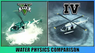 Water Physics Comparison! [GTA 5 vs GTA 4]