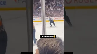 Vancouver Canucks fan throws jersey on ice