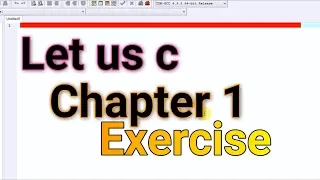 Let us c chapter 1 exercise solutions