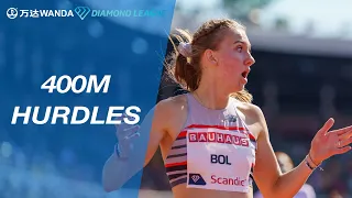 Femke Bol moves to 4th on the all-time list with a new Diamond League record of 52.39