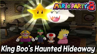 Mario Party 8 King Boo's Haunted Hideaway Toad vs Luigi vs Peach vs Wario | AlexgamingTV