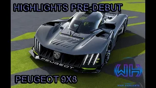 Peugeot 9x8 hypercar//pre-debut 6hours of Monza 2022 video highlights//WEC//