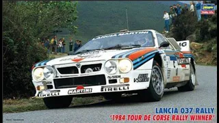 Lancia 037 martini racing 1984 tour de corse rally winner kit Hasegawa scale 1/24 1st part #rally