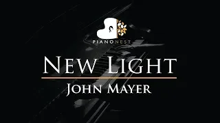 John Mayer - New Light - Piano Karaoke / Sing Along / Cover with Lyrics