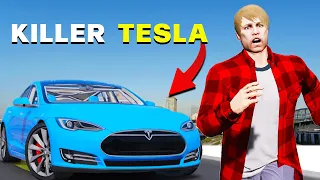 MY CURSED TESLA KILLS PLAYERS! | GTA 5 RP