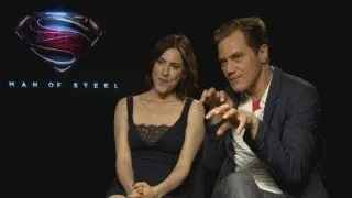Man of Steel: Michael Shannon and Antje Traue talk playing villains