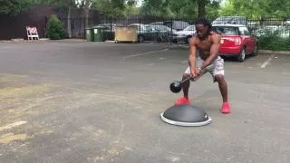 Iggy using the Weckmethod Rmt Club and Bosu elite