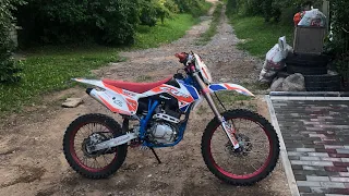 Обзор на мой мопед(Motoland crf 250)