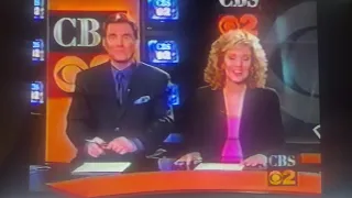 KCBS CBS 2 News at 6pm open January 29, 2001