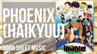 Horn Sheet Music: How to play Phoenix (Haikyuu) by Burnout Syndromes