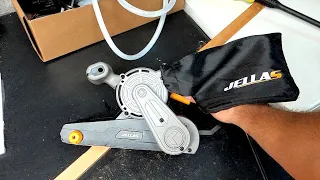 Jellas 8 Amp Belt Sander 6 Variable-Speed Control with Self - Locking Switch