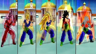 All Transformations - Dragon Ball AF: Budokai 3 HD