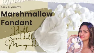 EASY MARSHMALLOW FONDANT RECIPE | KRISHA AIRA VLOG