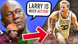 LeBron FAN Reacts To Why Michael Jordan RATES Larry Bird OVER LeBron James...