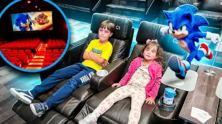 ASSISTIMOS SONIC 2 NO CINEMA DOS ESTADOS UNIDOS - Família Brancoala