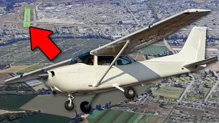 Student Pilot Stuck At MAX Power - No Way To Land!