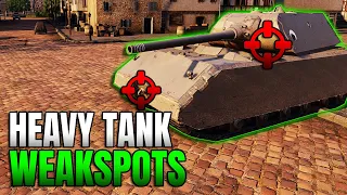 ALL Heavy Tank Weakspots World of Tanks - Wot Weakspots Guide