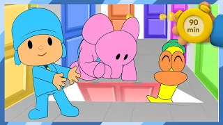 🚪POCOYO & NINA  - Don't Choose the Wrong Door! [90 min] ANIMATED CARTOON for Children |FULL episodes