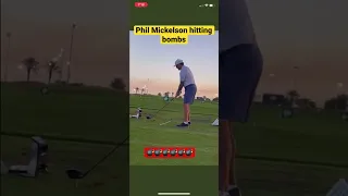 Phil Mickleson of LIV hitting bombs in Saudi Arabia! #philmickelson #golf #tomgillisgolf #shorts