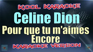 Celine Dion - Pour que tu m'aimes encore (Karaoke version) VT