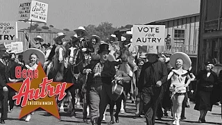 Smiley Burnette, Patsy Montana & CBS-KMBC Texas Rangers–Autry's Your Man (from Colorado Sunset 1939)