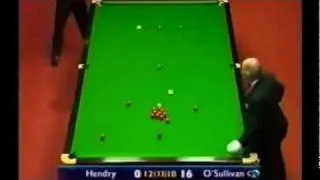 Snooker - Ronnie O'Sullivan, 134 Break (147 attempt) vs Stephen Hendry (World Championships 1999)